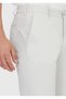 Light Gray Plain Woven Jogging Fit Casual Pants - 3