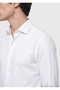 White Plain Regular Fit Long Woven Classic 100% Cotton Shirt - 3
