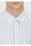 Blue Regular Fit Long Woven Casual 100% Linen Shirt - 4