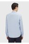 Blue Regular Fit Long Woven Classic 100% Cotton Shirt - 5