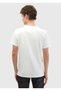 White Printed Crew Neck 100% Cotton T-Shirt - 4
