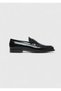 Black Leather Classic Loafer