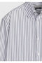 Indigo Casual Fit Long Woven Casual 100% Cotton Shirt - 8