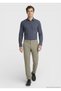 Mink Plain Woven Jogging Fit Casual Trousers - 2