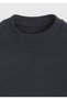 Lacivert Düz Sweatshirt - 8