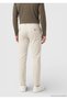 Beige Woven Regular Fit Casual Cotton Blended Trousers - 4