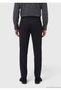 Black Plain Regular Fit Classic 100% Wool Trousers - 6