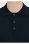 Black Polo Neck Plain Knit Sweater - 3