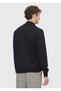Black Full Turtleneck Plain Knit Wool Blended Sweater Sweater - 5