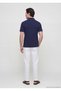 Navy Blue Plain T-Shirt - 4