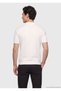Ecru Plain 100% Cotton T-Shirt - 4