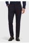 Navy Blue Straight Knitted Jogging Fit Casual Trousers - 2