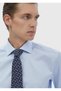 Dark Blue Plain Regular Fit Long Woven Classic 100% Cotton Shirt - 4