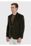 Khaki Corded Fabric Zeroweight Slim Fit 100% Cotton Jacket - 3