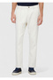 Beige Plain Woven Jogging Fit Casual Cotton Blend Pants - 2