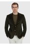 Khaki Corded Fabric Zeroweight Slim Fit 100% Cotton Jacket