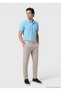 Turquoise Plain 100% Cotton T-Shirt - 3