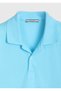 Turquoise Plain 100% Cotton T-Shirt - 7