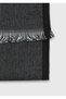 Gray 65% Acrylic, 35% Wool Kaşkol - 2