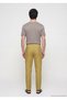 Oil Green Plain Woven Regular Fit Casual 100% Linen Trousers - 5