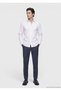 White Plain Regular Fit Long Woven Classic 100% Cotton Shirt
