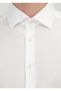 White Plain Regular Fit Long Woven Classic 100% Cotton Shirt - 4