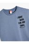 Cotton Short-Sleeve Crew-Neck Slogan-Printed T-Shirt - 3