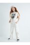 Cotton Cargo Wide-Leg Jeans