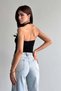 Göğsü Oval Demir Bodysuit Black - 5