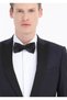 Navy Blue Slim Fit Double Breasted Collar Tuxedo Suit - 4