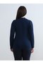 Timeless Clothing & Timeless Choices Plus Size Stand-Up Roba Collar Metal Buckle Detailed Blouse - 5