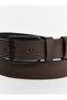 Ozmarka New Season Black Faux Leather Look Men's Belt 2-Pack - 4