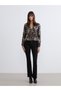 Sparkling Choices from Shining Store V Planting Leopard Embroidered Blouse - 3