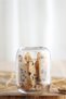 Duo Glass Storage Container Single Small Size 380 ml with Glass Lid (Sugar Bowl) - 3