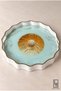 Salita Cam Gold Daisy Pattern Tea Coffee Presentation Tray