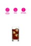 Wave Glass Soft Drink Glass Set of 4 390 ml (Large Water/Cold Coffee/Cocktail Glass) - 4