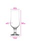 Nevakar Glass Cocktail Glasses Set of 6 385 ml (Soft Drink/Smoothie/Milkshake/Iced Coffee Glass) - 4