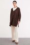 Jacquard V-Neck Buttoned Cardigan - 3