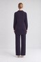 Zipper Detailed Tunic Set Navy Blue - 3