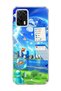 General Mobile Gm 21 Pro Compatible Jellyfish and City Printed Transparent Phone Case