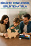 Wooden Fog Toy Natural Handmade Paintable Educational Toy + 6-Piece Paint Set Gift - 6