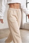Women's Winter 3-Thread Fleece-Lined Baggy Leg Sweatpants - 4