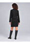 Women's Black Suede Buttoned Pocket Jacket - 7