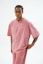 Rise Collection Men's Combed T-Shirt – Bare Pink