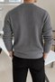 Men's Crew Neck Slim Fit Knitwear Sweater - 3