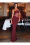 Rochie maxi, roșu - 2