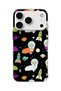 iPhone 18 Pro Max Compatible Astronaut Dog Printed Transparent Phone Case