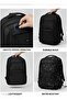 Lightweight Water Resistant School Backpack for Kids and Teens, School Bag, Durable, Unisex, Black/Grey - 5