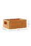 Children's Room Washable Beige Pp Rattan Closet Laundry Toy Organizer Storage Basket Organizer 30X20X11 - 6