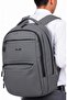 Lightweight Water Resistant School Backpack for Kids and Teens, School Bag, Durable, Unisex, Black/Grey
